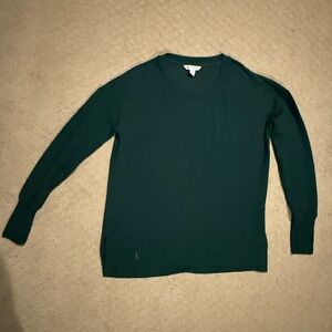 Athleta Coaster Luxe Green Crewneck Sweatshirt - women’s